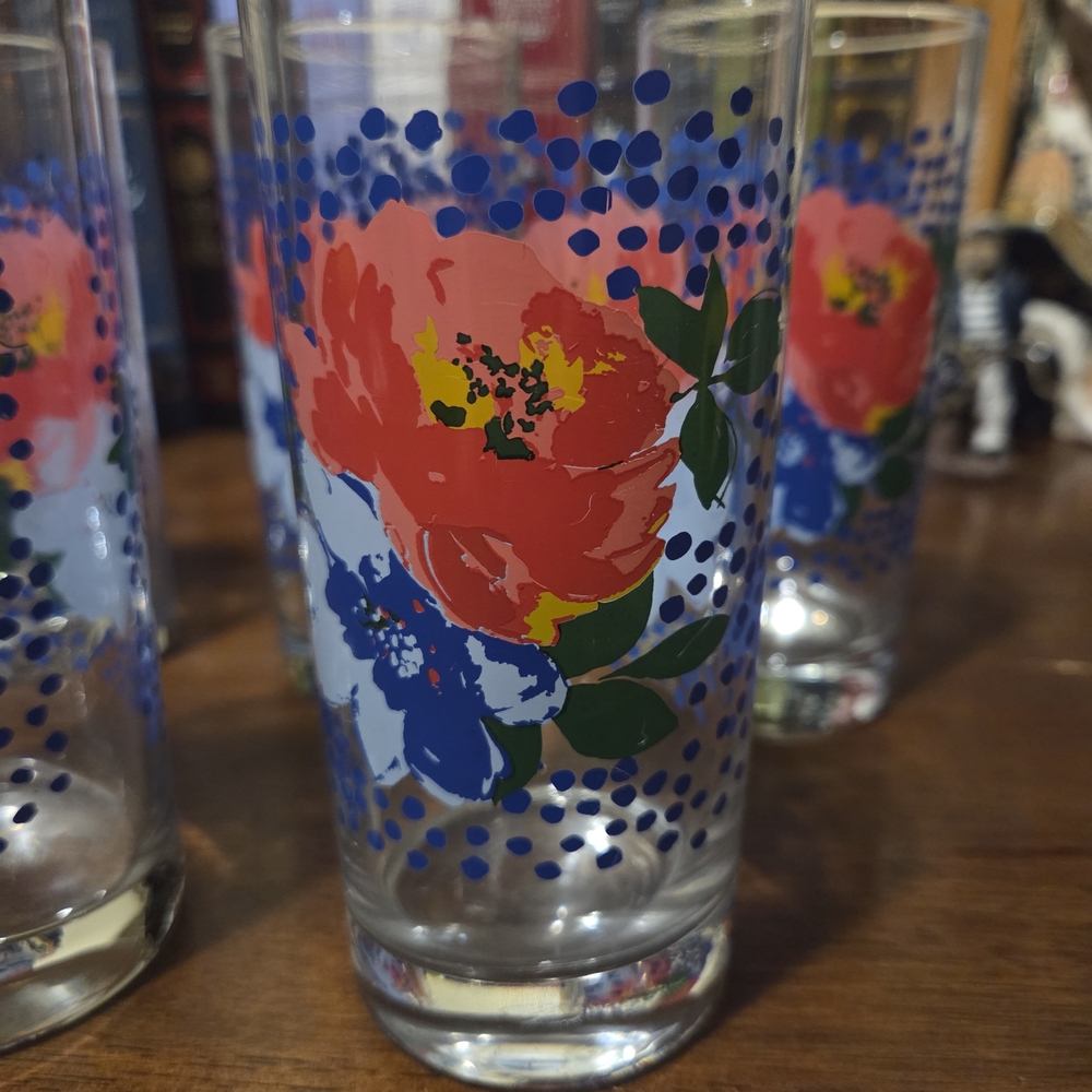 The Pioneer Woman Vibrant Floral Glass Tumblers - Picture 3 of 8